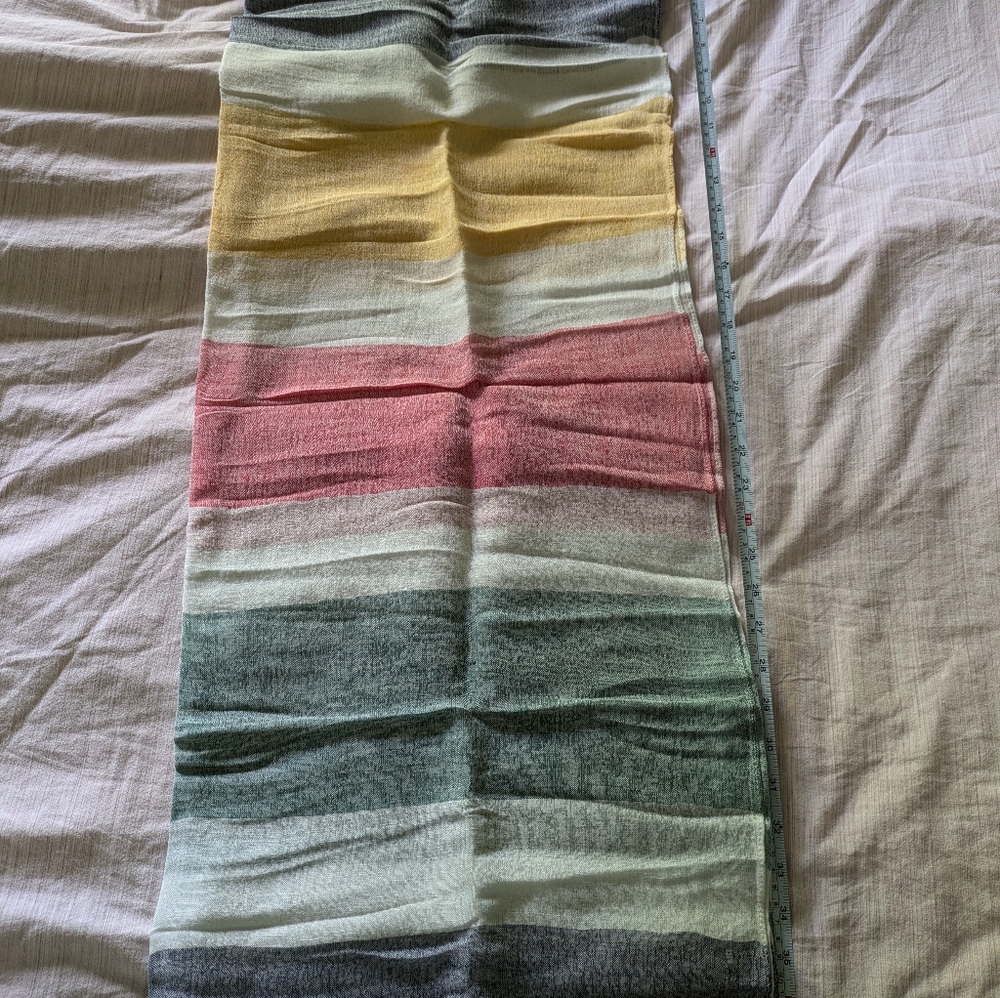 Hudson’s Bay Stripes- Multicolor Striped Scarf